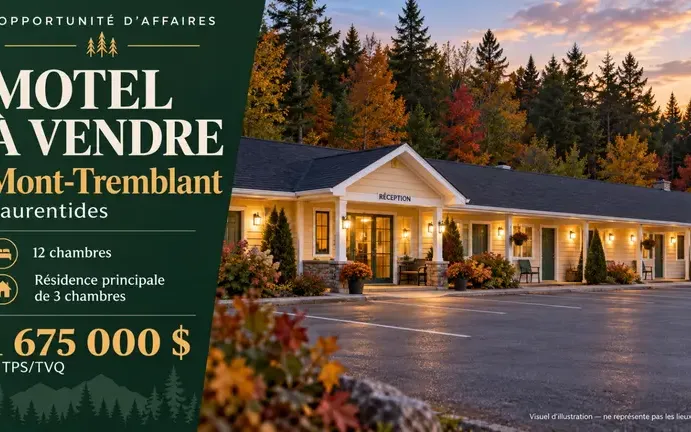 Beau Motel à vendre à Mont-tremblant !