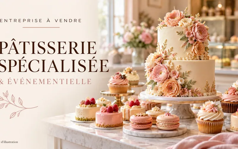 Pâtisserie spécialisée et concept événementiel