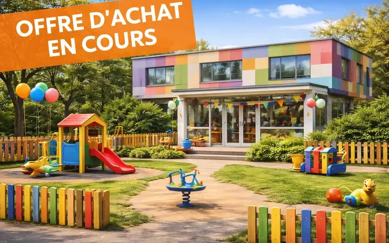 OFFRE ACCEPTÉE : Garderie haut de gamme Subventionnée ! 46 places (Rive-Sud de Montréal) à vendre ! [REF-232]