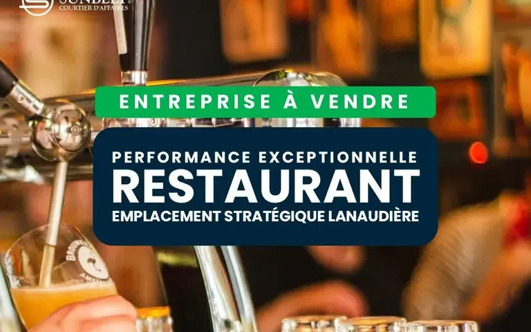 RESTAURANT TRÈS RENTABLE À JOLIETTE – PROFIT 407K $
