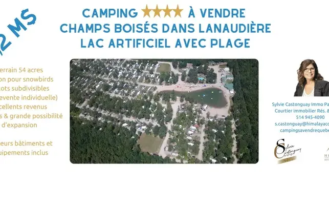 Camping à Vendre sur la Rive-Nord de Montréal dans Lanaudière