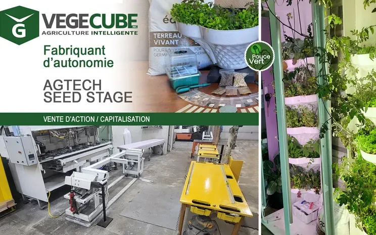 Occasion UNIQUE Végécube ouvre un seed round stratégique