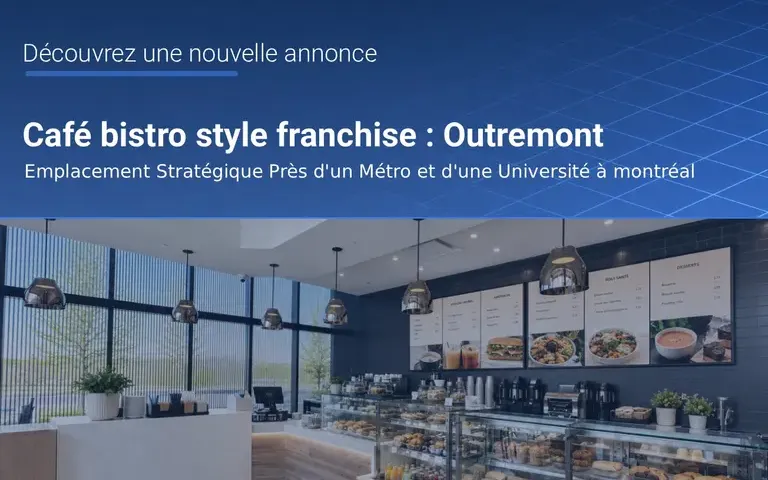 EC28574 - Café bistro style franchise | Outremont