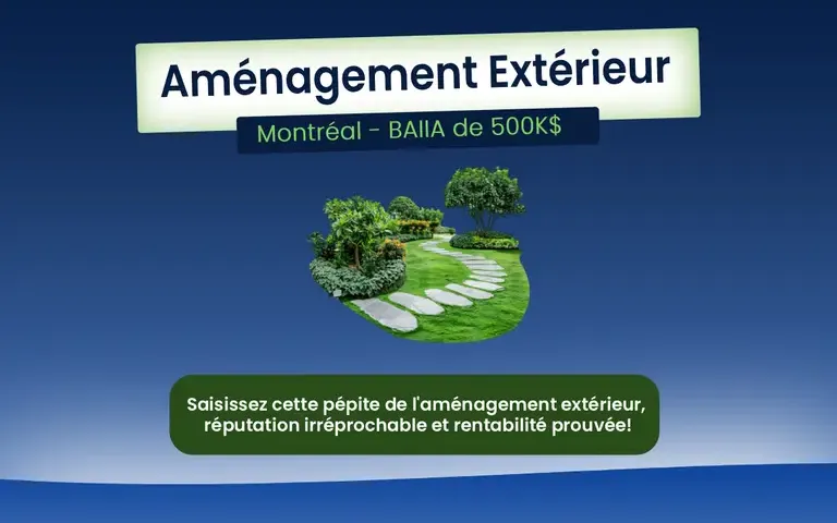 EC61294 - Aménagement Extérieur Haut de Gamme à Vendre - BAIIA 500K$