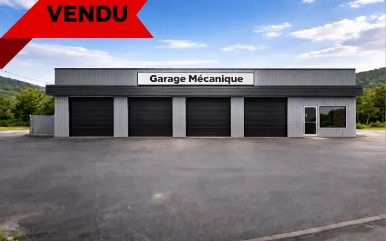 VENDU - Atelier mécanique - Capitale-Nationale / ​MRC de la Jacques-Cartier