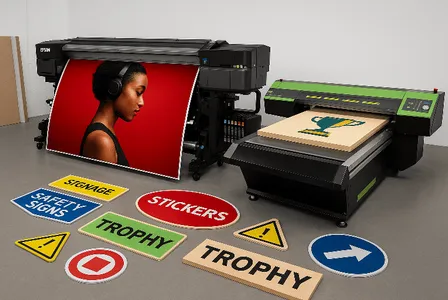 Opportunité d’acquisition : Impression grand format & découpe CNC/laser