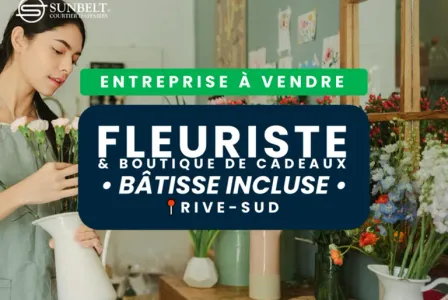 FLEURISTE ET BOUTIQUE DE CADEAUX . 4000PC . BÂTISSE INCL.