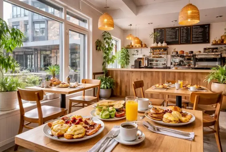 Entreprise de restauration spécialisée dans le déjeuner, établie depuis plusieurs années dans un secteur urbain dynamique et très fréquenté à Montréal.