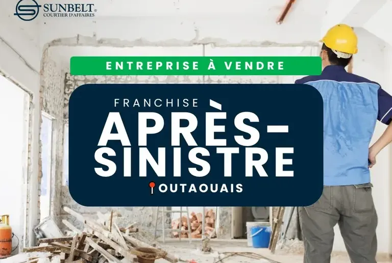 FRANCHISE APRÈS-SINISTRE 15 ANS. CA 1,5M $ . OUTAOUAIS